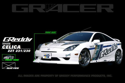 GReddy 03-05 Toyota Celica Front Lip Spoiler, performance car parts at DTX Performance, high performance upgrades for 2003-2005 Toyota Celica
