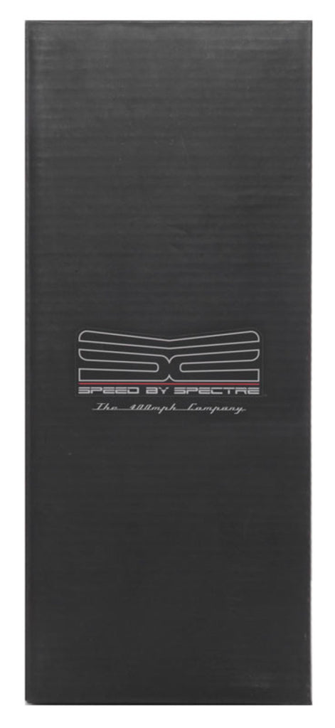 Spectre Air Duct Hose Kit 4in. OD (41in. Ducting / 2 Threaded PVC Couplers) - Black packaging