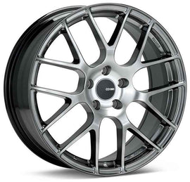 Enkei Raijin 18x8.5 38mm Offset 5x114.3 Bolt Pattern 72.6 Bore Diameter Hyper Silver Wheel