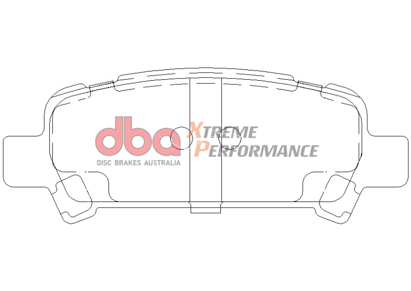 DBA 02-03 Subaru WRX XP650 Rear Brake Pads - DTX Performance