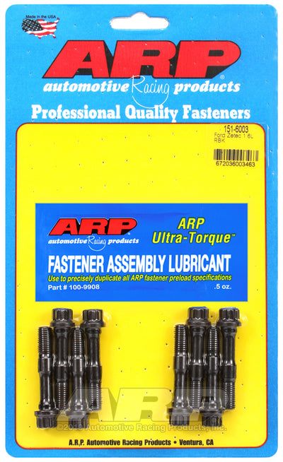 ARP Ford Zetec 1.6L M8 Rod Bolt Kit for performance upgrades and tuning at DTX Performance, a veteran owned performance shop.