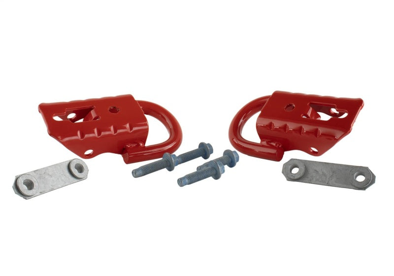 Ford Racing 15-22 F-150 Tow Hooks - Red (Pair) for performance upgrades, high performance auto parts, and racing suspension from DTX Performance