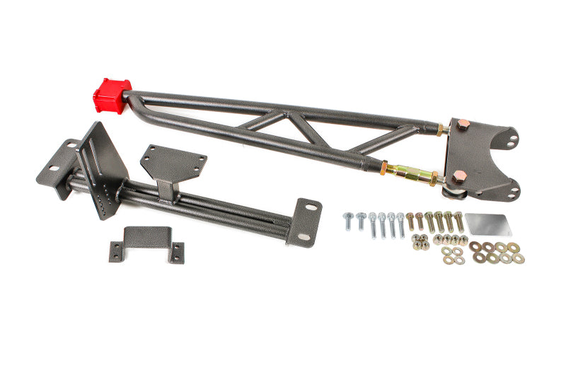 BMR 93-02 F-Body w/o DSL Torque Arm Tunnel Mount (For Stock Exhaust) - Black Hammertone - DTX Performance