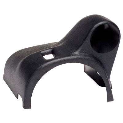 Autometer 94-04 Mustang Black Single Steering Column 2 1/6inch Gauge Pod for performance car upgrades, DTX Performance parts.
