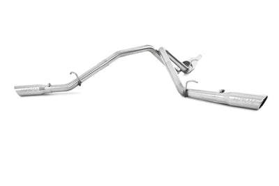 MBRP 14 Chevy/GMC 1500 Silverado/Sierra 4.3L V6/5.3L V8 Dual Split Side T409 3in Cat Back Exhaust - high performance exhaust systems