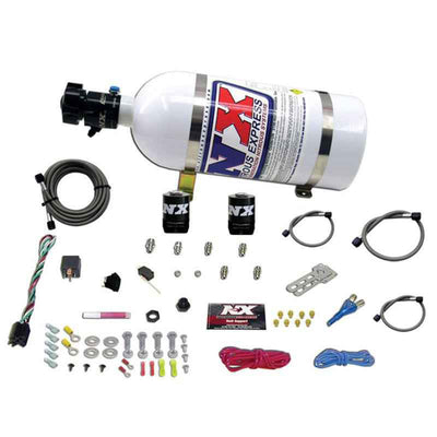 Nitrous Express E85 Universal Nitrous Kit for EFI (Single Nozzle Application) w/10lb Bottle - High Performance Auto Parts