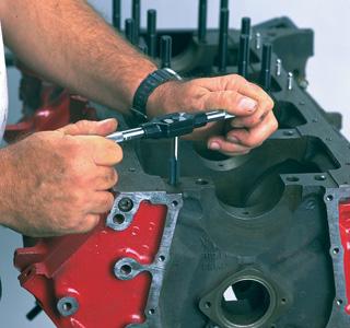 ARP M10 x 1.50 Thread Cleaning Chaser Tap in use for performance upgrades and car parts maintenance