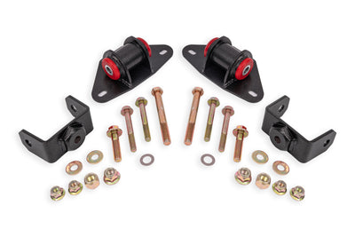 BMR Suspension 14-19 Chevrolet Corvette Motor Mount Kit - Black Hammertone, high performance car part by DTX Performance.