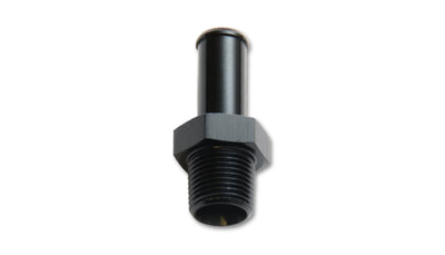 Vibrant 1/16in NPT to 1/4in Barb Straight Fitting - Aluminum performance part by DTX Performance