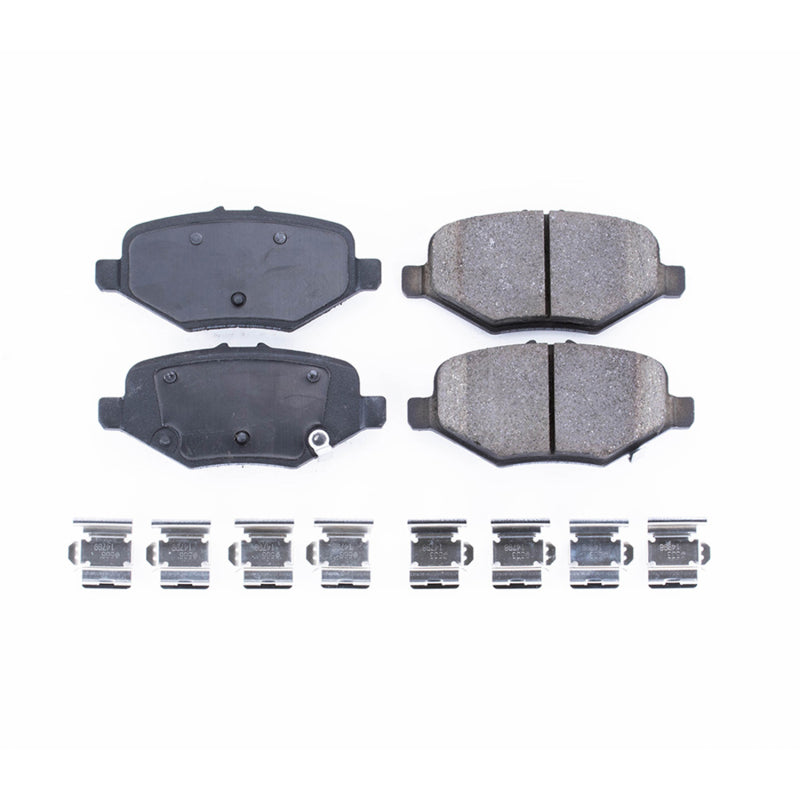 Power Stop 13-16 Ford Explorer Rear Z17 Evolution Ceramic Brake Pads w/Hardware - DTX Performance