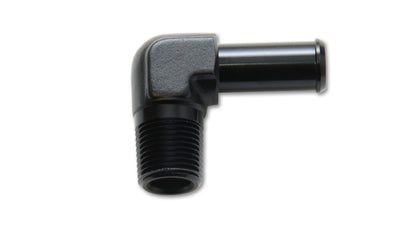 Vibrant 3/8 NPT to 5/16 Barb 90 Degree Fitting, lightweight aluminum, performance car parts, DTX Performance, engine performance parts