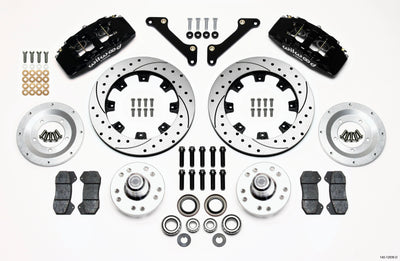 Wilwood Dynapro 6 Front Hub Kit 12.19in Drilled 79-81 Camaro high performance auto parts