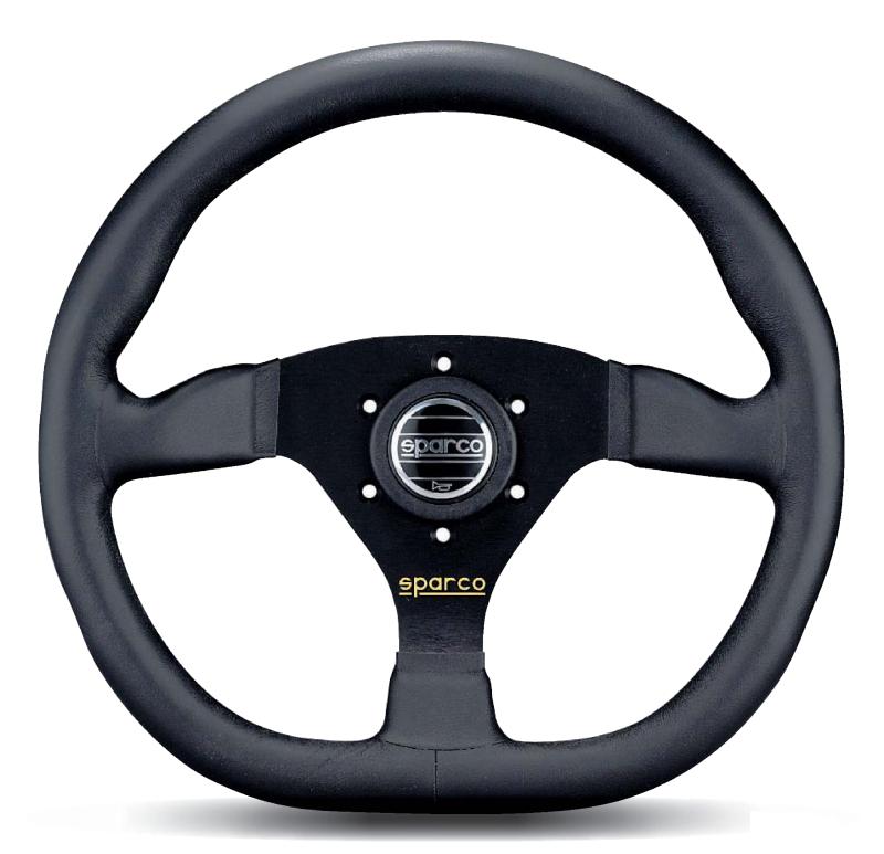 Sparco Steering Wheel Ring L360 Leather Black, high performance auto parts, veteran owned performance shop, performance car tuning