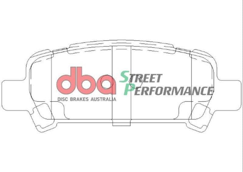 DBA 02-03 Subaru WRX SP500 Rear Brake Pads - DTX Performance