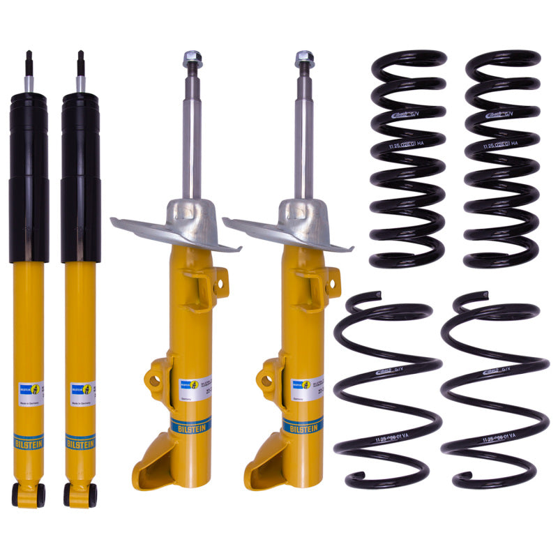 Bilstein B12 (Pro-Kit) 12-15 Mercedes-Benz SLK250 Base L4 1.8L Front and Rear Suspension Kit - DTX Performance