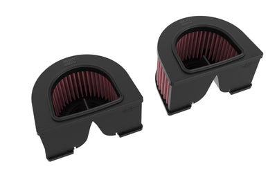 K&N 2023 Corvette V8-5.5L 2 Per Box Drop In Air Filter, performance car parts - High-flow for engine performance - DTX Performance
