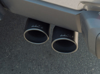Borla 2020 Jeep Gladiator JT 3.6L V6 AT/MT AWD 2.75-2in ATAK Catback Ceramic Blk Tailpipe & Tips dual black exhaust