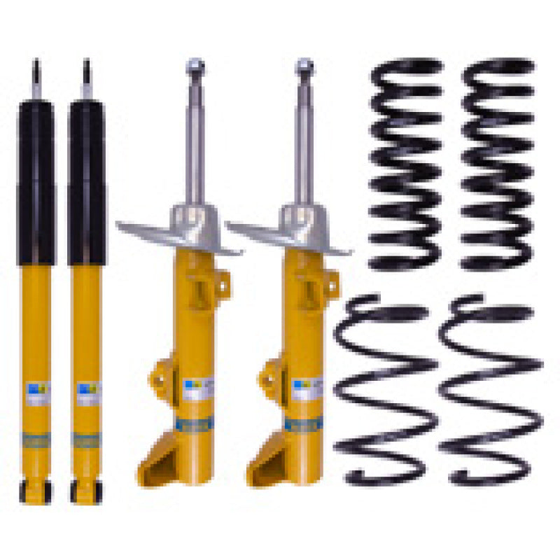 Bilstein B12 (Pro-Kit) 12-15 Mercedes-Benz SLK250 Base L4 1.8L Front and Rear Suspension Kit - DTX Performance