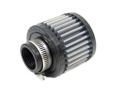 K&N 1.25in Flange ID x 3in OD x 2.5 inch H Rubber Base Crankcase Vent Filter for high performance car parts by DTX Performance
