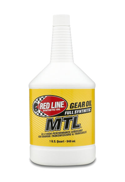 Red Line MTL 75W80 GL-4 - Quart high performance car gear oil