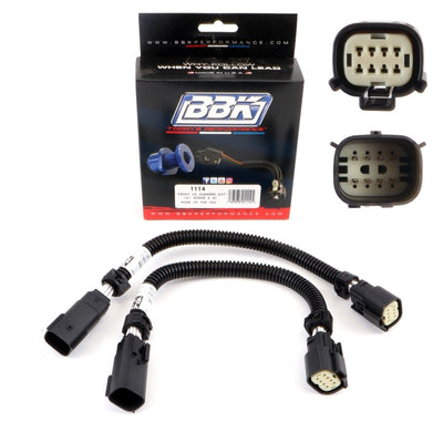 BBK 05-20 Dodge Hellcat 6.2L O2 Sensor Wire Harness Extensions for performance upgrades
