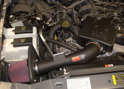 K&N 04 Ford Ranger / Mazda B4000 V6-4.0L Performance Intake Kit installed in engine bay