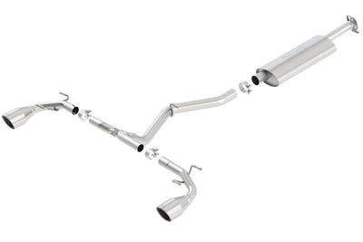 Borla 13-15 Scion FR-S 2.0L 4cyl 6spd / 13 Subaru BRZ 2.0L 4cyl 6spd SS Catback Exhaust for performance upgrades
