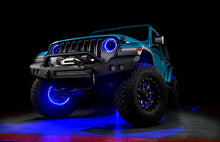 Load image into Gallery viewer, Oracle Bluetooth + RF Underbody Rock Light Kit - 8 PCS - ColorSHIFT installed on off-road Jeep vehicle