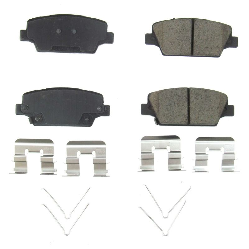 Power Stop 17-18 Kia Cadenza Rear Z17 Evolution Ceramic Brake Pads w/Hardware - DTX Performance