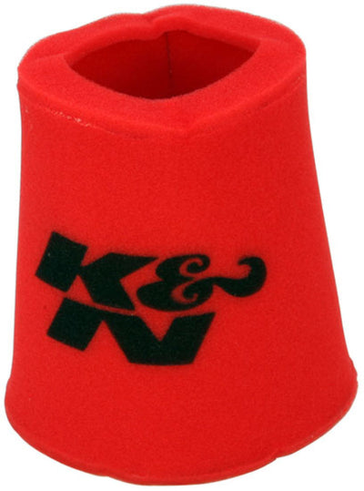 K&N Airforce Pre-Cleaner Round Tapered Red Air Filter Foam Wrap 6in Base ID x 5in Top ID x 9in H for performance car parts