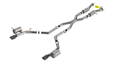 Borla 2021+ Dodge Durango SRT Hellcat 6.2L V8 AWD ATAK Cat-Back Exhaust System - Black Chrome Tips, performance car parts