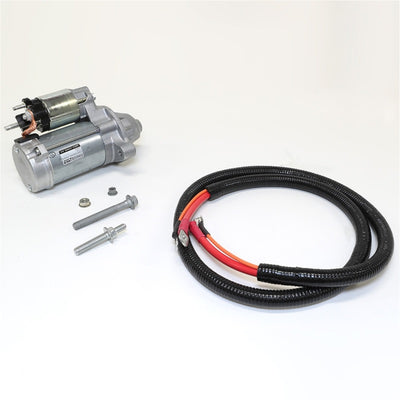 Ford Racing High Torque Mini Starter - 5.0L COYOTE/10R80 Transmission with cables and hardware