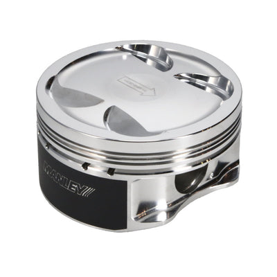 Manley 04+ Subaru WRX STi (EJ257) STD Stroke 99.5mm STD Bore 9.8:1 Dish Piston Set with Rings, high performance auto parts