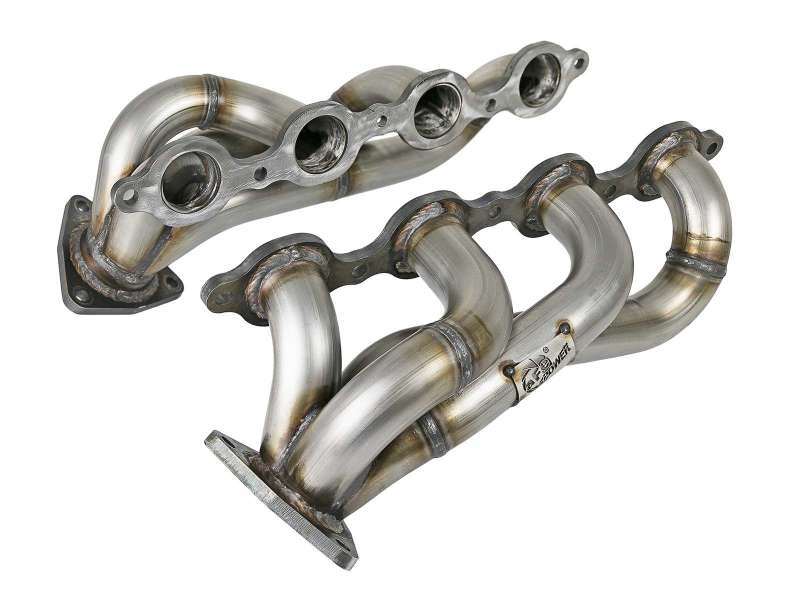 aFe Twisted 1-3/4in 304SS Shorty Header 20-23 GM 2500/3500HD 6.6L V8 - DTX Performance