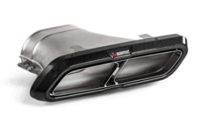 Akrapovic 2018 Mercedes Benz E63 (W213) Evolution Tail Pipe Set (High Gloss Carbon) performance car parts