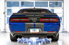 Load image into Gallery viewer, AWE Tuning 2017+ Challenger 5.7 Touring Edition Exhaust - Non-Resonated - Diamond Black Quad Tips - DTX Performance