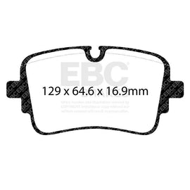 EBC 2020+ Audi A8 Quattro (D5) 3.0TT Yellowstuff Rear Brake Pads