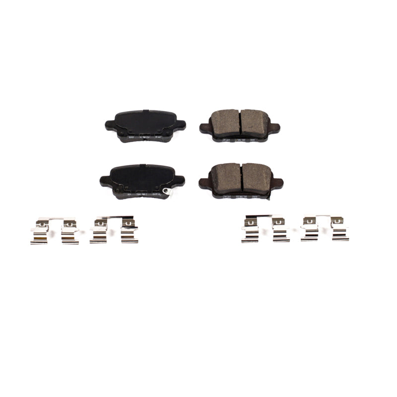 Power Stop 2019 Buick LaCrosse Rear Z17 Evolution Ceramic Brake Pads w/Hardware - DTX Performance