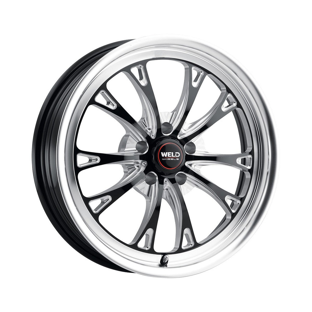 Weld S157 18X12 Belmont Drag 5X120.65 ET55 BS8.7 Gloss Black MIL Dia 78.1 - DTX Performance