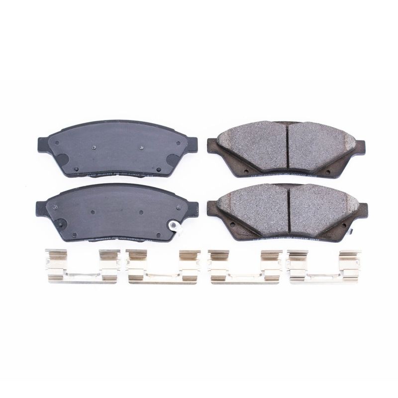 Power Stop 10-16 Cadillac SRX Front Z17 Evolution Ceramic Brake Pads w/Hardware - DTX Performance