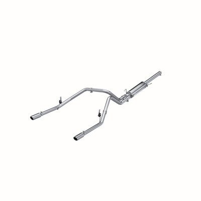MBRP 2004-2005 Dodge Ram Hemi 1500 5.7L SC/CC-SB Cat Back Dual Split Rear performance car parts DTX Performance
