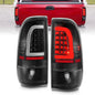 ANZO 1997-2003 Ford F-150 LED Tail Lights w/ Light Bar, Black Housing Clear Lens for vehicles, Performance car parts