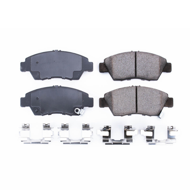 Power Stop 02-06 Acura RSX Front Z17 Evolution Ceramic Brake Pads w/Hardware - DTX Performance