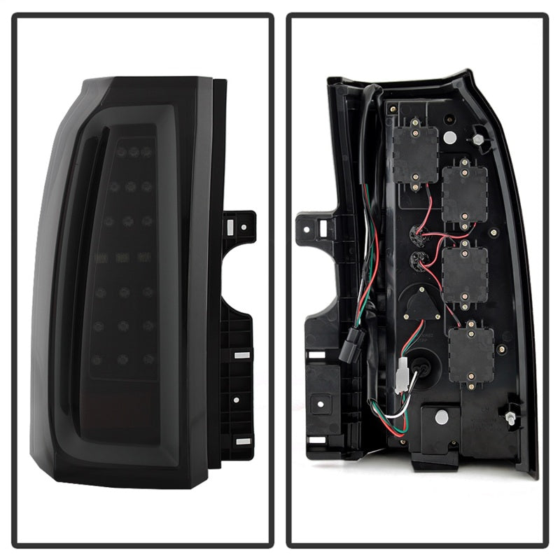 Spyder Chevy Tahoe / Suburban 15-17 LED Tail Lights - Black Smoke (ALT-YD-CTA15-LED-BSM) performance car parts
