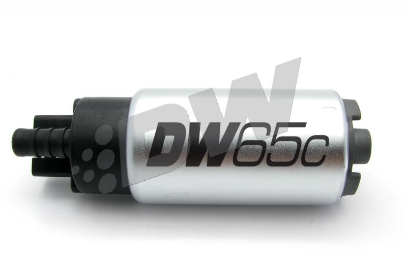 DeatschWerks 265 LPH DW65C Series Compact Fuel Pump w/ Mounting Clips for performance upgrades and car tuning