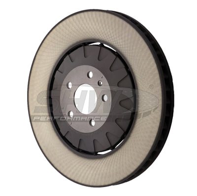 SHW 20-22 Audi S6 Premium Plus Front Smooth Lightweight Brake Rotor (4M0615301BF) - DTX Performance brake upgrades
