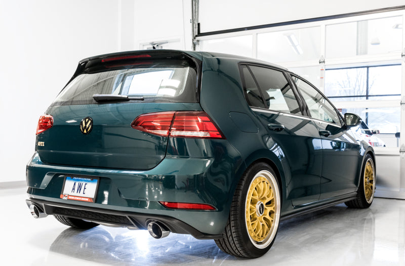 AWE Tuning Volkswagen GTI MK7.5 2.0T Touring Edition Exhaust w/Chrome Silver Tips 102mm - DTX Performance