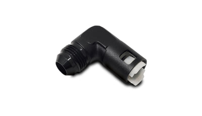 Vibrant 90 Degree Aluminum AN to Female Quick Connect -6AN - 0.3125in Hose Size, performance car parts, high performance auto parts