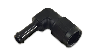 Vibrant -8AN to 3/8in Hose Barb 90 Degree Adapter - Anodized Black | DTX Performance car parts, aftermarket performance parts