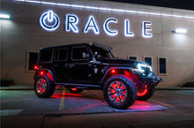 Load image into Gallery viewer, Oracle Bluetooth + RF Underbody Rock Light Kit - 8 PCS - ColorSHIFT on off-road Jeep at night.